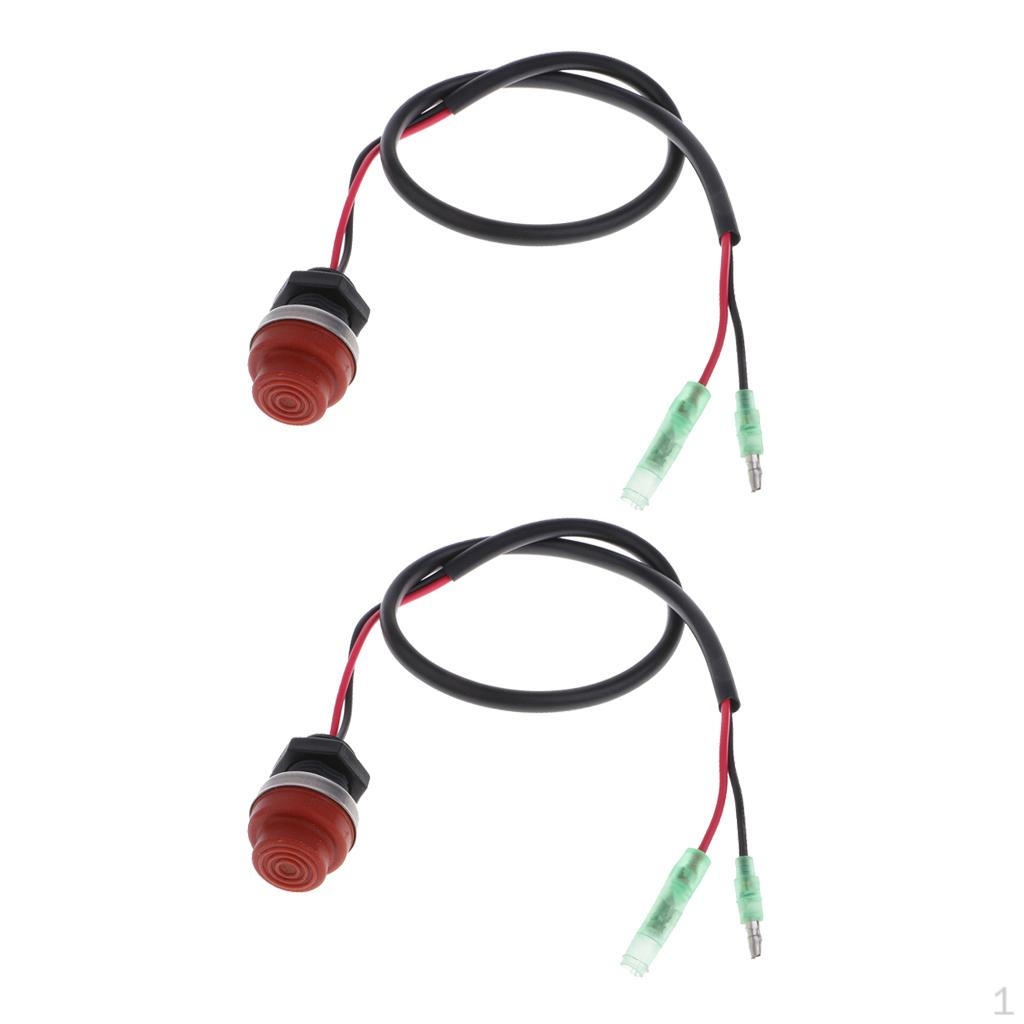 

2-piece Universal Push Switch for The Assembly of Outboard Motors