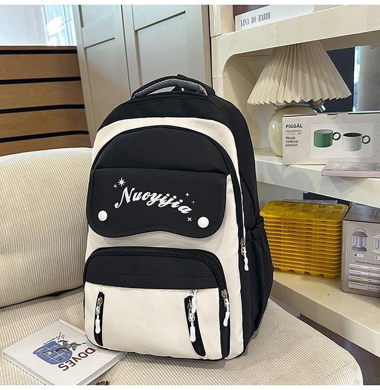 Girl School Backpack College Style Lightweight Nylon With Large Capacity For Teens