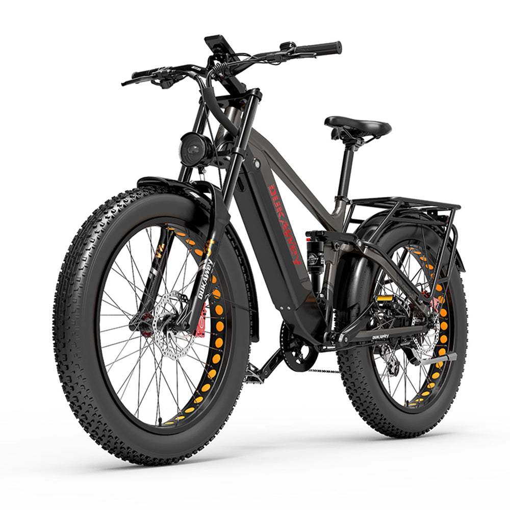 LANKELEISI Silvertip8 26-calowy Elektryczny Rower Górski Pełne Zawieszenie, Silnik 52V 1000W, Maksymalny Zasięg na Wspomaganiu Pedałowania do 150 km.
