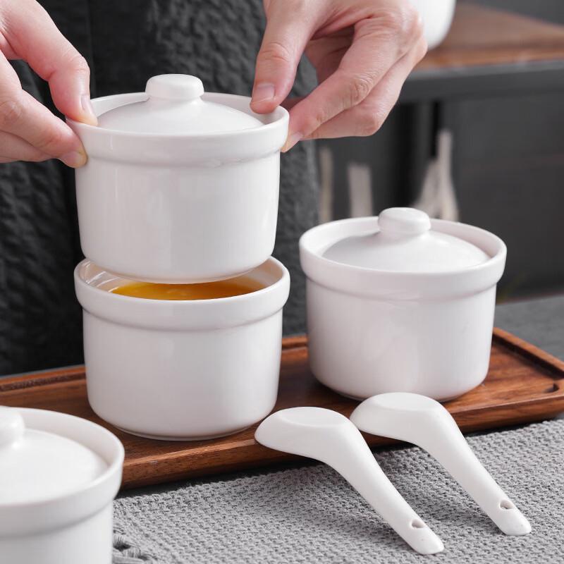 Sky Bird Ceramic Steaming Bowl with Lid