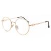 Full Rim Round Gold Smartbuy Collection Grosmorne L120c Fashion Unisex Eyeglasses