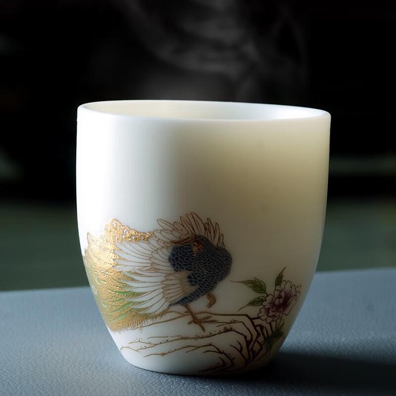 Dehua Mutton-Fat Jade Porcelain Gongfu Teacup