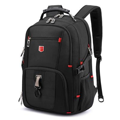 Waterproof Men's Swiss Backpack 15.6/17 Inch Laptop Backpacks School Travel Bags Large Capacity Business Bagpack Mochila