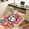 Office Rug Hello Kitty, Characters Anti-Slip Rug, Machine Washable for Living Room, Bedroom, Office, Multiple Sizes, Bedroom Mat, Decorative Mat, Dura