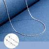 Zinc Zinc Alloy Glitter Choker Necklace 925 Silver Collarbone Chain Wedding Stacked Silver Necklace  Daily