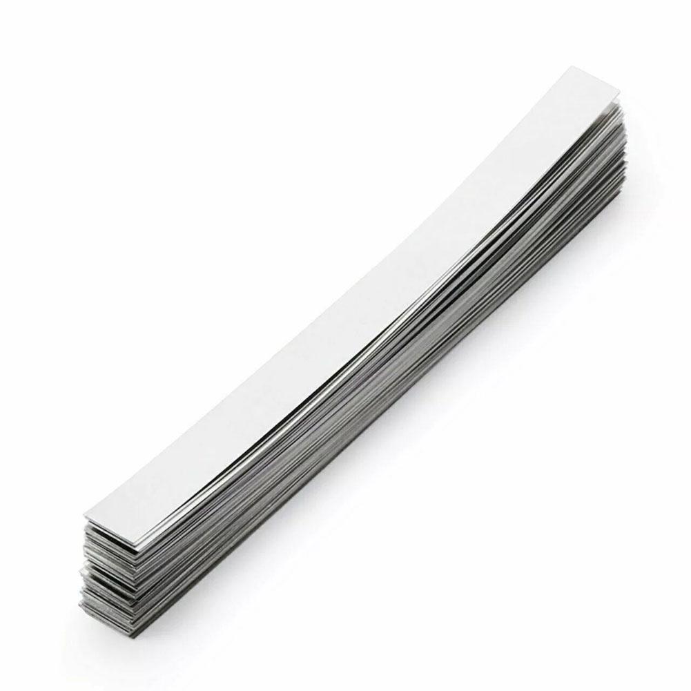 Nickel Plated Strip 0 15x5x100mm 100pcs for Battery Packs In Electric Tools Instruments and Communication Devices