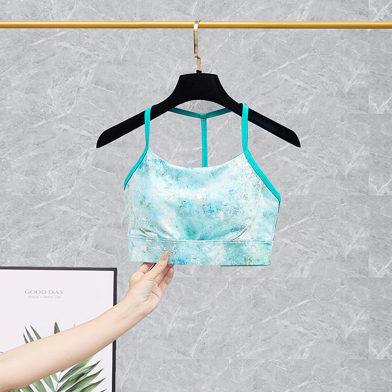 2025 Shockproof Cross-Border Yoga T-Back Sports Bra Set for High-Intensity Workouts
