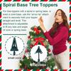 Green Christmas Tree Topper Stand Lightweight Decoration Holder Rotating Stand  Christmas Tree