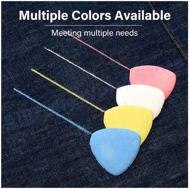 Erasable Fabric Tailor Chalk Set | Multicolor Sewing Pattern Marking Tool, Clothing Patchwork DIY Needlework Accessories In Box