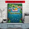 Biene Maja Customize Your Name Diamond Painting Round Diamond Diy Frameless Holiday Artwork Suitable For Home Office Wall Decoration