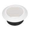 Round Air Vent ABS Louver Grille Cover Soffit for Bathroom Office Kitchen Ventilation 4in