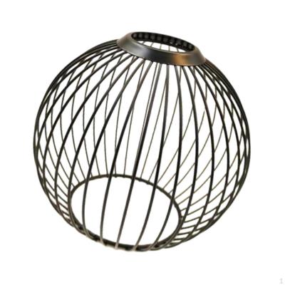 Iron Lamp Shade Bulb Cover Fitting Pendant Light Lampshade,Industrial Wire Cage Holder Guard