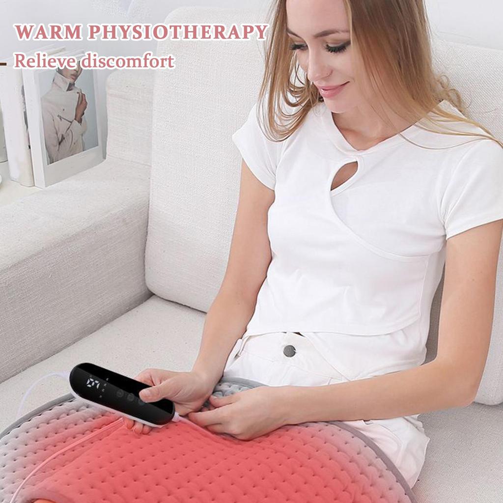Heated Pad Multi-Level Adjustable Cordless Warmer Back Warmer Heating Blanket For Neck Knee Leg Body Massage Adults Elderly Mom
