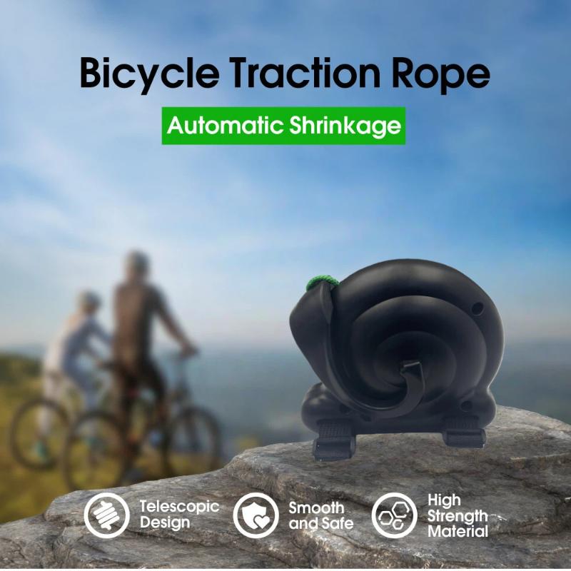 Bike Pull Rope 1.7M Parent Child Bicycle Traction Outdoor Flexible Tow Cord for Mountain Road Family Ride