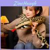 Large Realistic Plush Snake Toy Soft Hypoallergenic Animal Plushies For Kids And Adults
