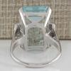 Fashion Luxury Women Big Rhinestone Engagement Wedding Party Finger Ring Gift