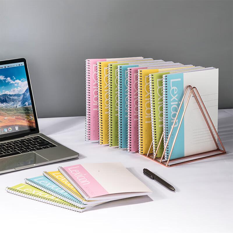 Deli A5 Spiral Bound Softcover Notebook (12 Pack)
