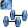 Woman Fitness Portable Adjustable Water Filled Dumbbell Arm Muscle Training Home Yoga Shaping EquipmentBlue 8‑10KG