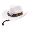 Summer Straw Cap Wide Brim Sun Hat Casual Beach Panama Hat
