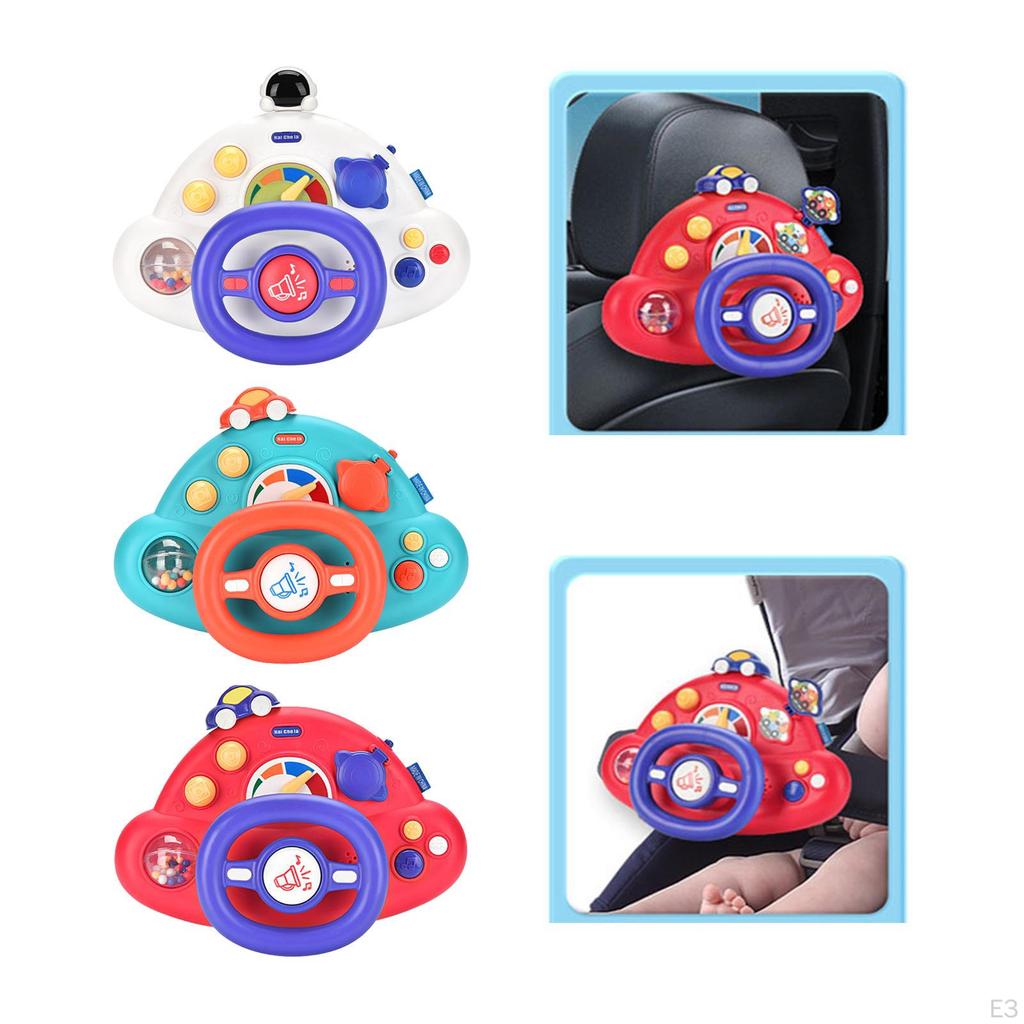 Electric Learning Wheel Toy Steering Interactive Funny Vocal Toys Musical Simulation