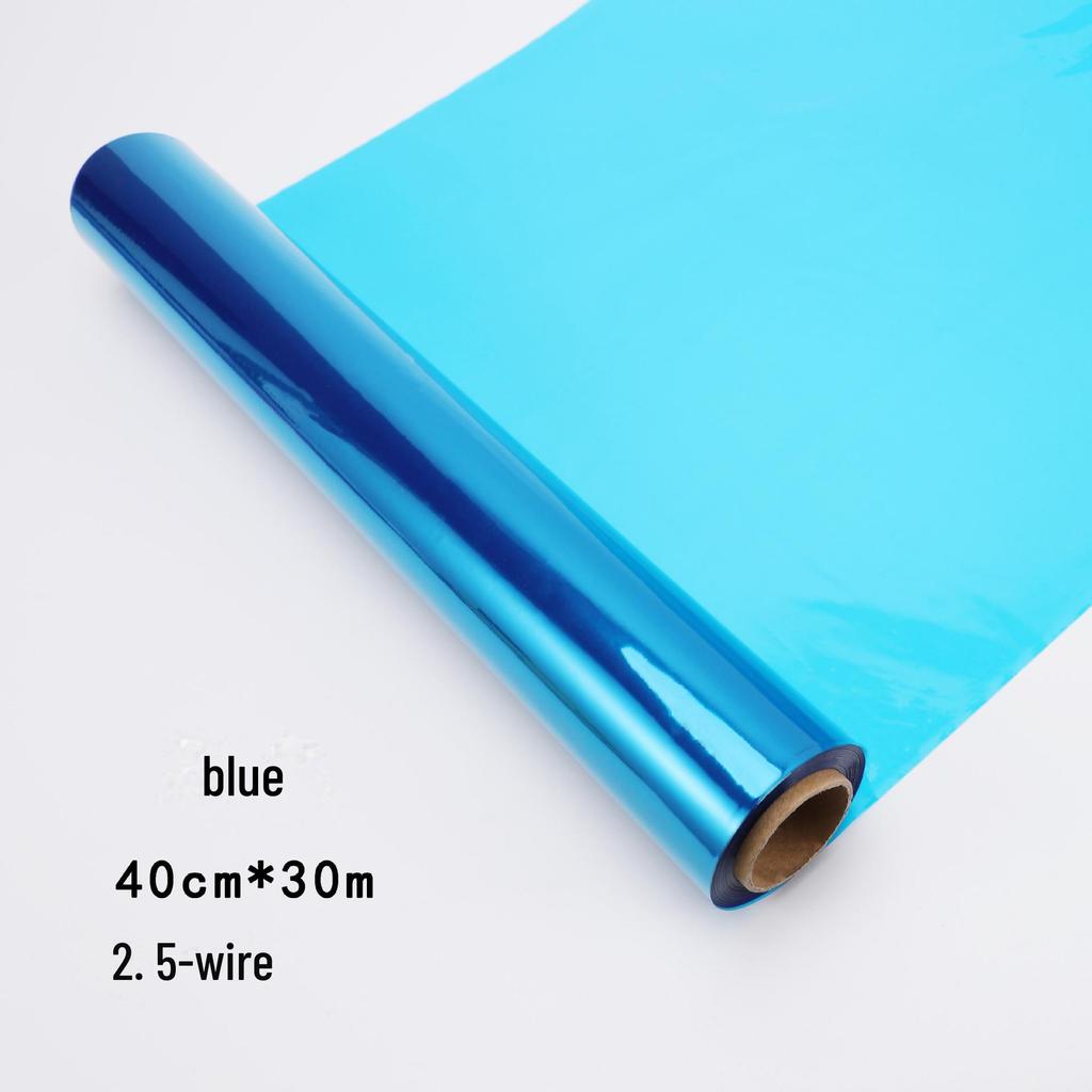 Waterproof Colored Glass Crystal Cellophane Roll for Flower Art and Packaging