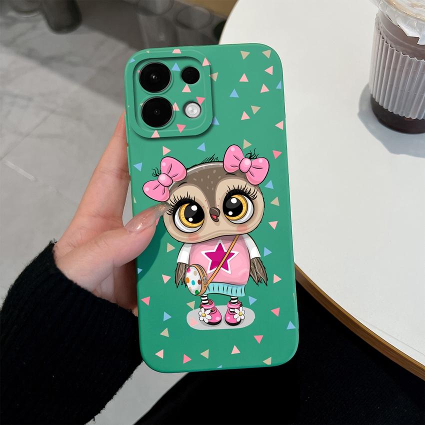 For Oppo K13 Realme 5 6 7 10 8 9 Pro Plus A5X A5 Phone Cases Candy Color Cute Cat Patterns Liquid Silicone Upgraded Shockproof Housing For Oppo Covers