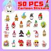 50 Cartoon Dwarf Stickers Christmas Dwarf Elf Dwarf Stickers