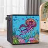 Beautiful Jellyfish 5D Diamond Painting Storage Basket Full Round Drill Mosaic Diamond Embroidery Cross Stitch Kits Home Decor Home Decor
