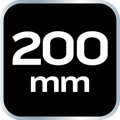 Forged scissors, titanium finish 200mm