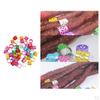 100 Pieces Hair Beads Dreadlocks Tube Decoration Braiding