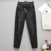 Plus Size Women's Loose Harem Jeans Haren Pants Women's Autumn Elastic High Waisted Casual Pants