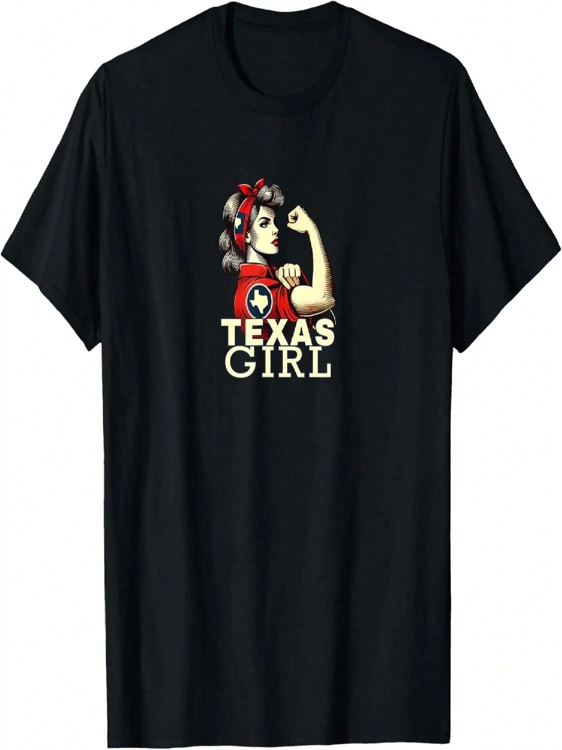 Texas Girl Unbreakable Design For Proud Texan Women T-Shirt S разноцветный
