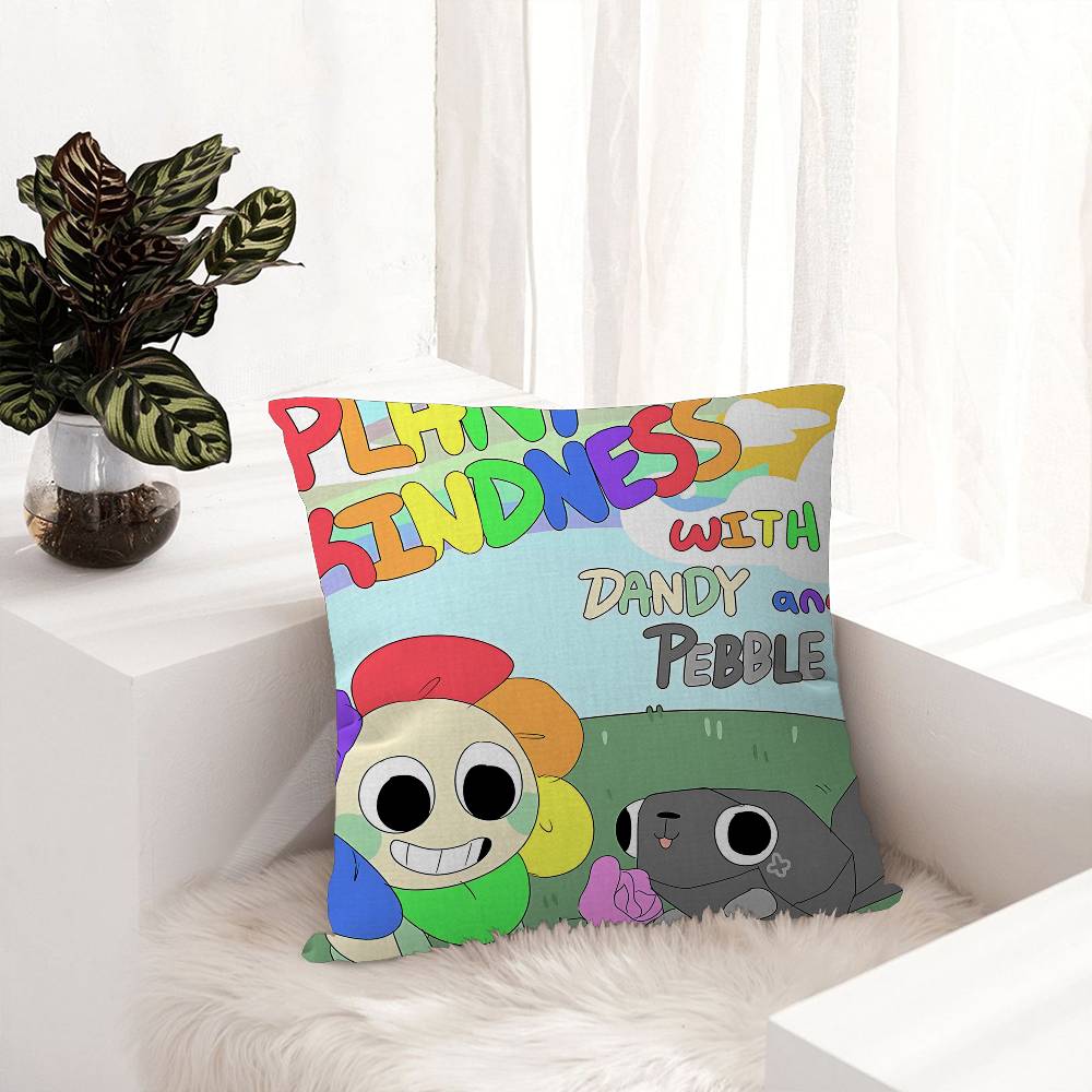 D-Dandys WorldS Cartoon Personalized Pillow Cover Kids Bedroom Wild Party Decor Pillowcase Kid Birthday Shower Gift