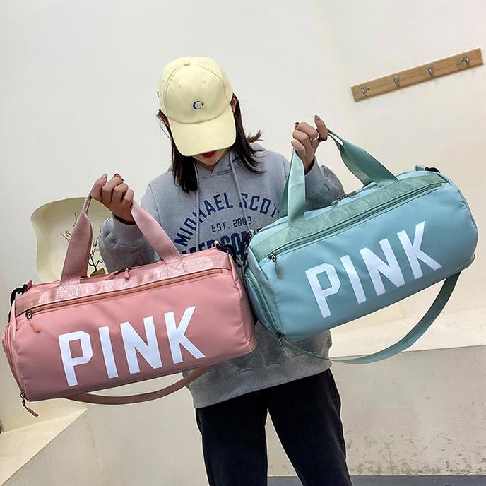 Krótka torba fitness z niezależną przegrodą na buty, torba podróżna na mokre i suche rzeczy, torba sportowa do pływania, jogi