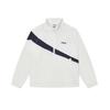 Casual Color Block Retro Stand Collar Loose Versatile Jacket Men Jacket Cloud-Mushroom-White F71M429707F-WT