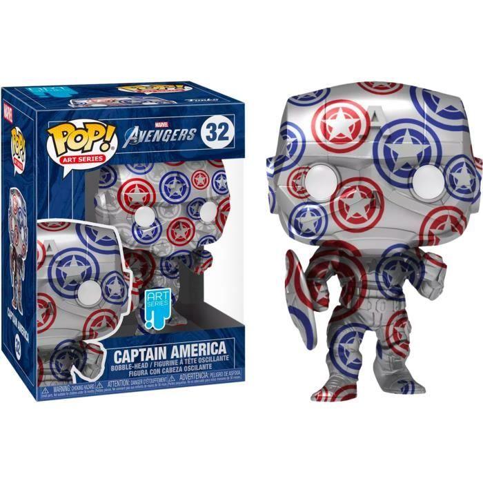 Figurine Pop [Exclusive] Marvel : Captain America (Art séries)[32]