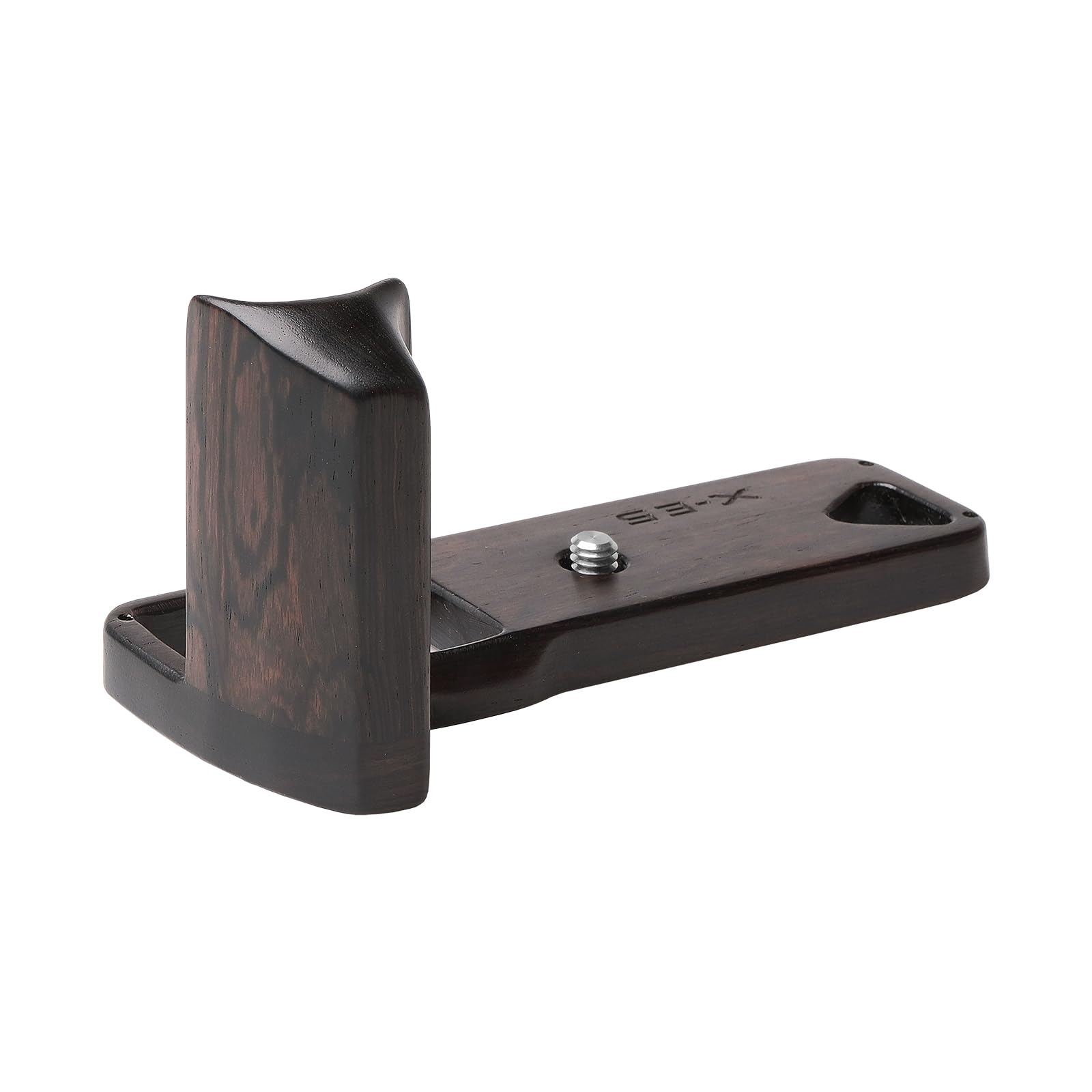 

SHOTEN Camera Grip for Fujifilm Lightweight Wooden Grip with Ebony Grip Interchangeable Memory X-E5, Non-Slip Handle, L-Shaped (with Cards)