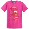 Skull Mushroom Art Graphic Halloween T Shirt Creepy Horror Tee