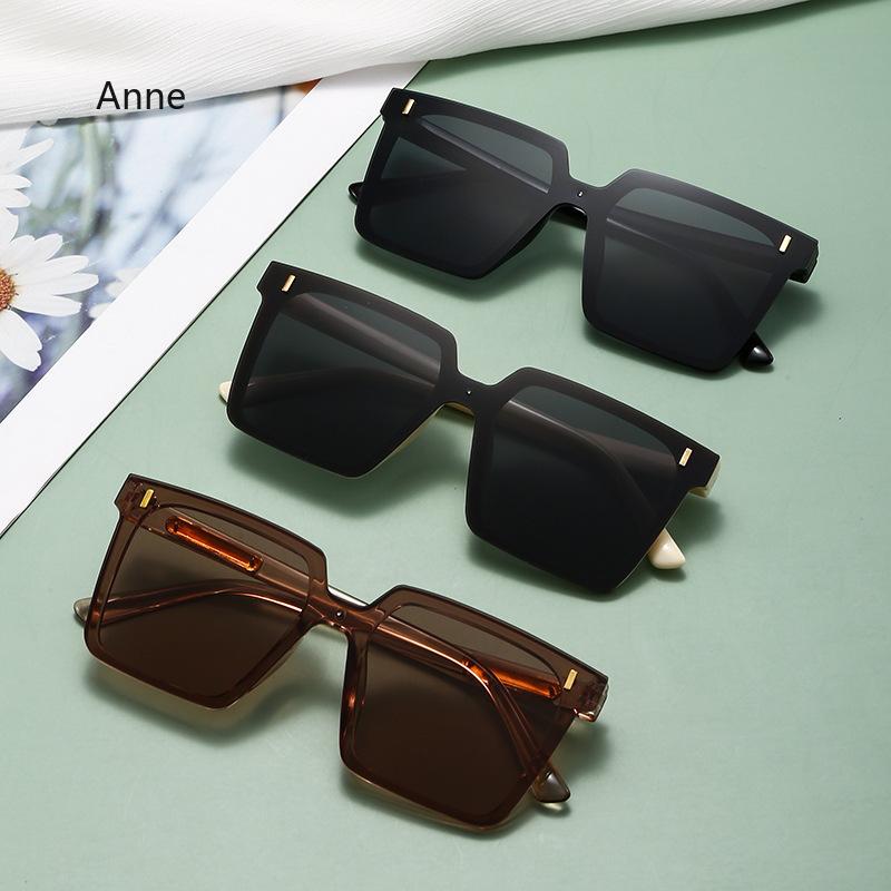 Fashion Square Sunglasses Women Luxury Oversized Sunglass Men Vintage Big Frame Shades UV400 Black Sun Glasses Oculos De Sol