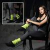 Women Ribbed Knit Leg Warmers, Slouchy Knee High Boot Cuffs, Stretch Knitted Leg Covers for Yoga Ballet Dance Fitness Autumn Winter