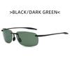 New ultra-light frameless colorful polarized sunglasses for men and women TR90 material suitable for leisure and vacation uv400