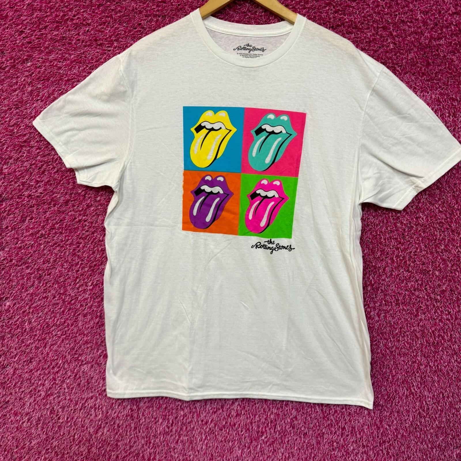 Футболка The Rolling Stones Hot Lips Pop Art Rock L