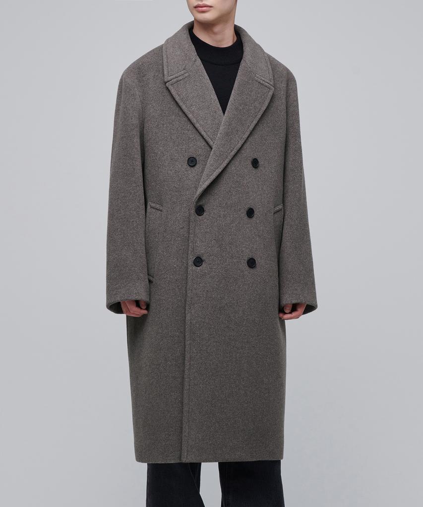 Musinsa Standard Cashmere Blend Oversized Double Coat [Taupe]