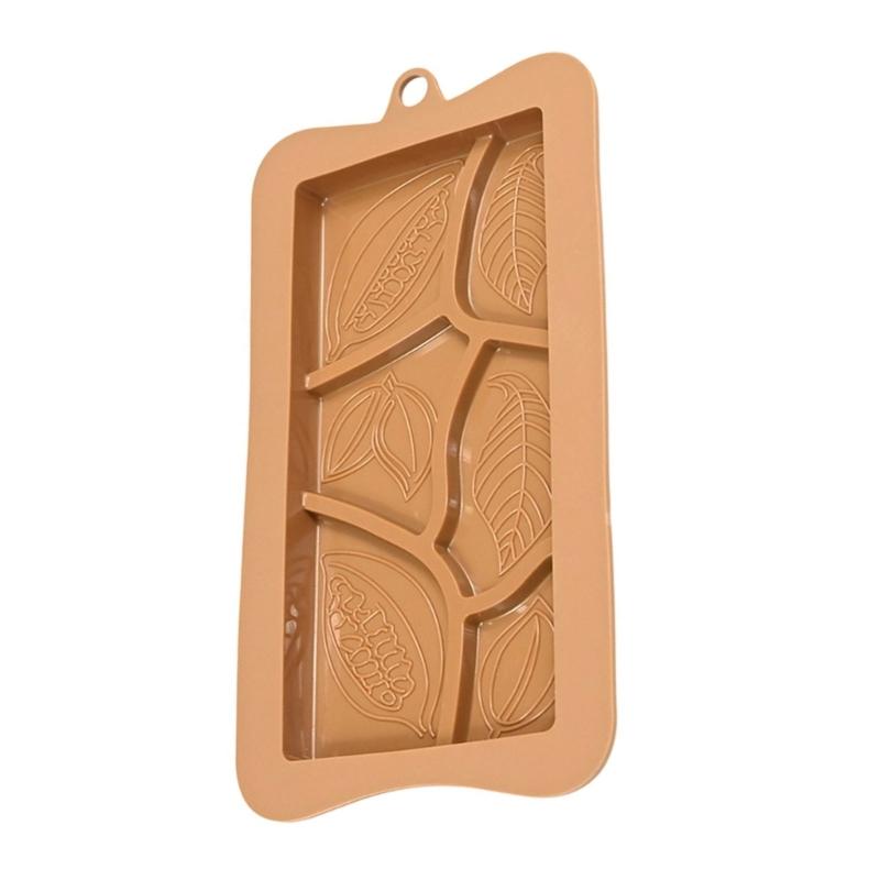 Silicone Baking Molds Cocoa Pods/Heart/Puzzle Chocolate Molds Food Safe Baking Equipment For Kitchen Accessories
