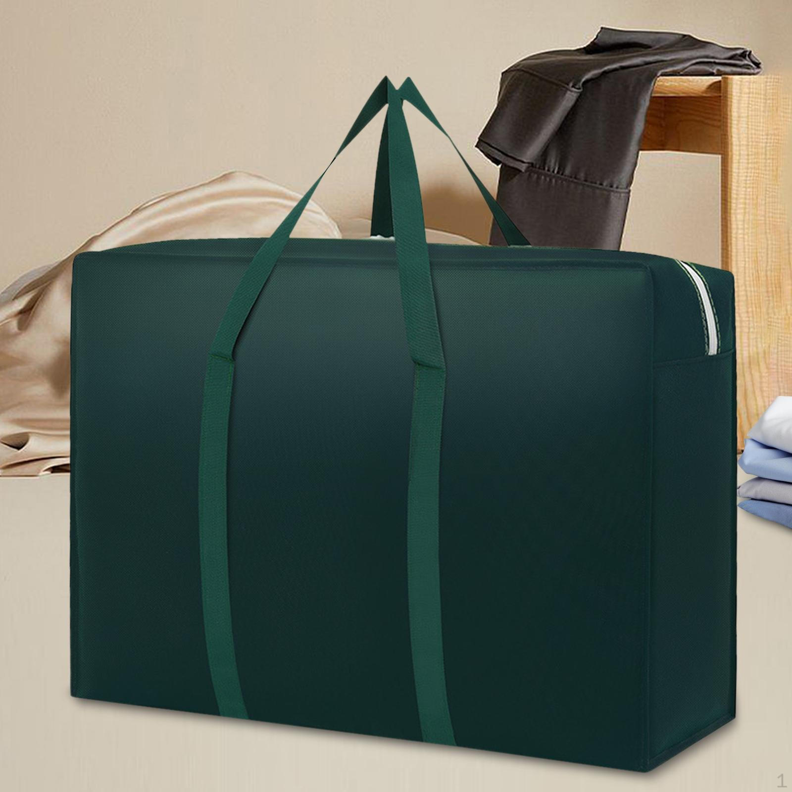 

Очень большая сумка для хранения постельных принадлежностей, многофункциональный органайзер для переезда, ковер зелёный