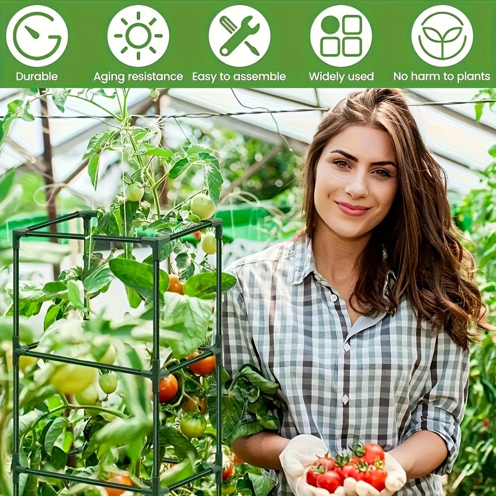 Plant Climbing Trellis for Tomatoes, Cucumbers, Beans - Durable Green Garden Support, Easy Assembly