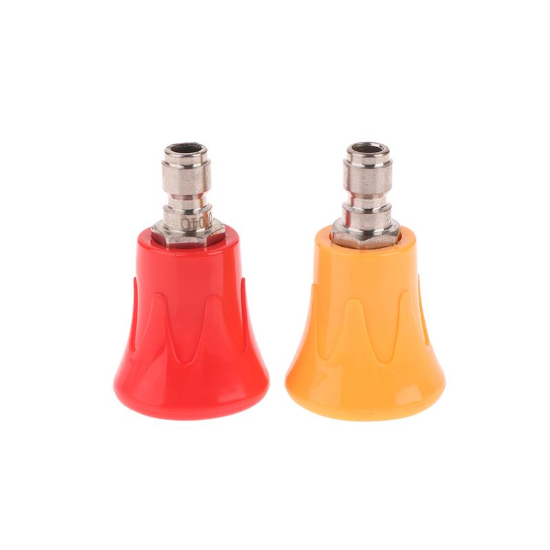 1 Piece Soft Rubber Sleeve Sector Nozzle Splash Proof Stainless Steel Nozzle High Pressure Water Gun Nozzle Car Wash Accessories