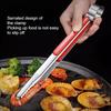 Kitchen Food Tongs Thickened Multi-purpose Food Clip Steak Buffet Barbecue Salad Clamp Non-Slip Cooking Tweezers Buffet Utensils