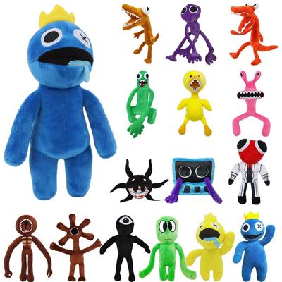 Rainbow Friends Plush Toys Blue Pink Orange Cartoon Anime Game Character Soft Stuffed Plushie Doll Birthday Gifts for Baby Kids