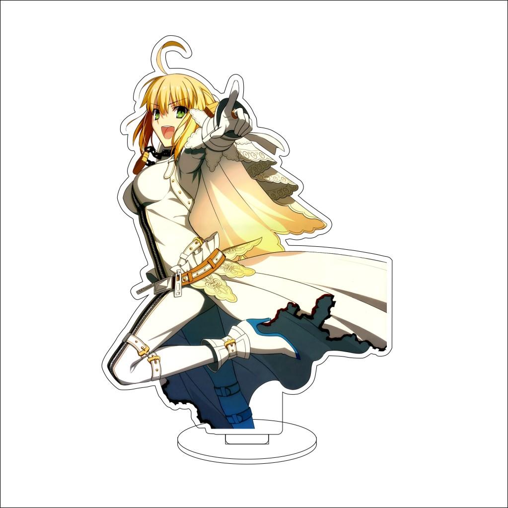 16CM Anime Fate/stay night Cosplay Acrylic Stand Ornaments Rider/Caster/Kirei Kotomine Figure Stand Halloween Gifts